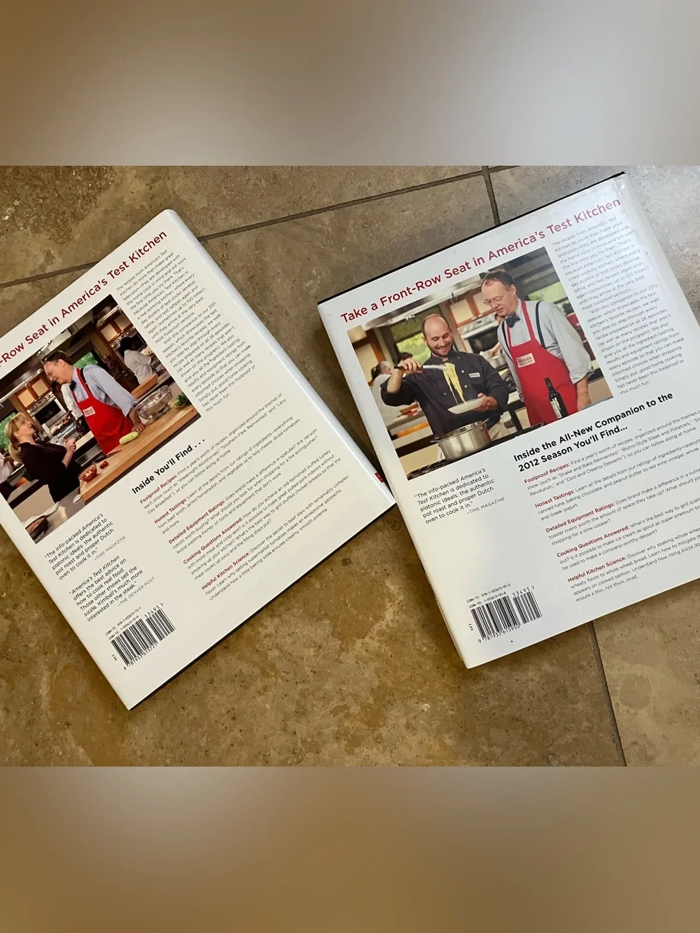 2 America's Test Kitchen TV Companion Cookbooks